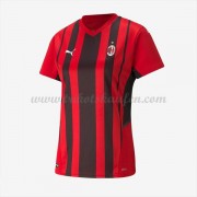 Günstige AC Milan 2021-22 Dame Fußballtrikots Heimtrikot..
